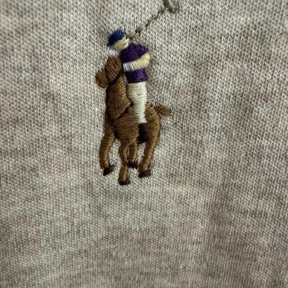 Polo Ralph Lauren Classic Fit Beige Short Sleeve Polo Embroidered XL Flesh Pony